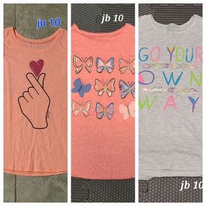 Girl tees sz10